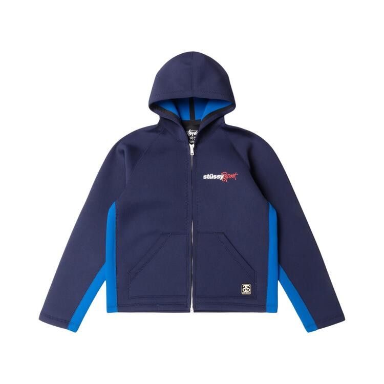 

Худи Stussy x Wales Bonner Neoprene Hoodie, Navy