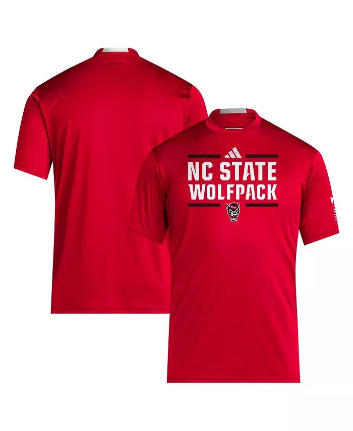 

Мужская красная футболка NC State Wolfpack 2024 Sideline AEROREADY adidas