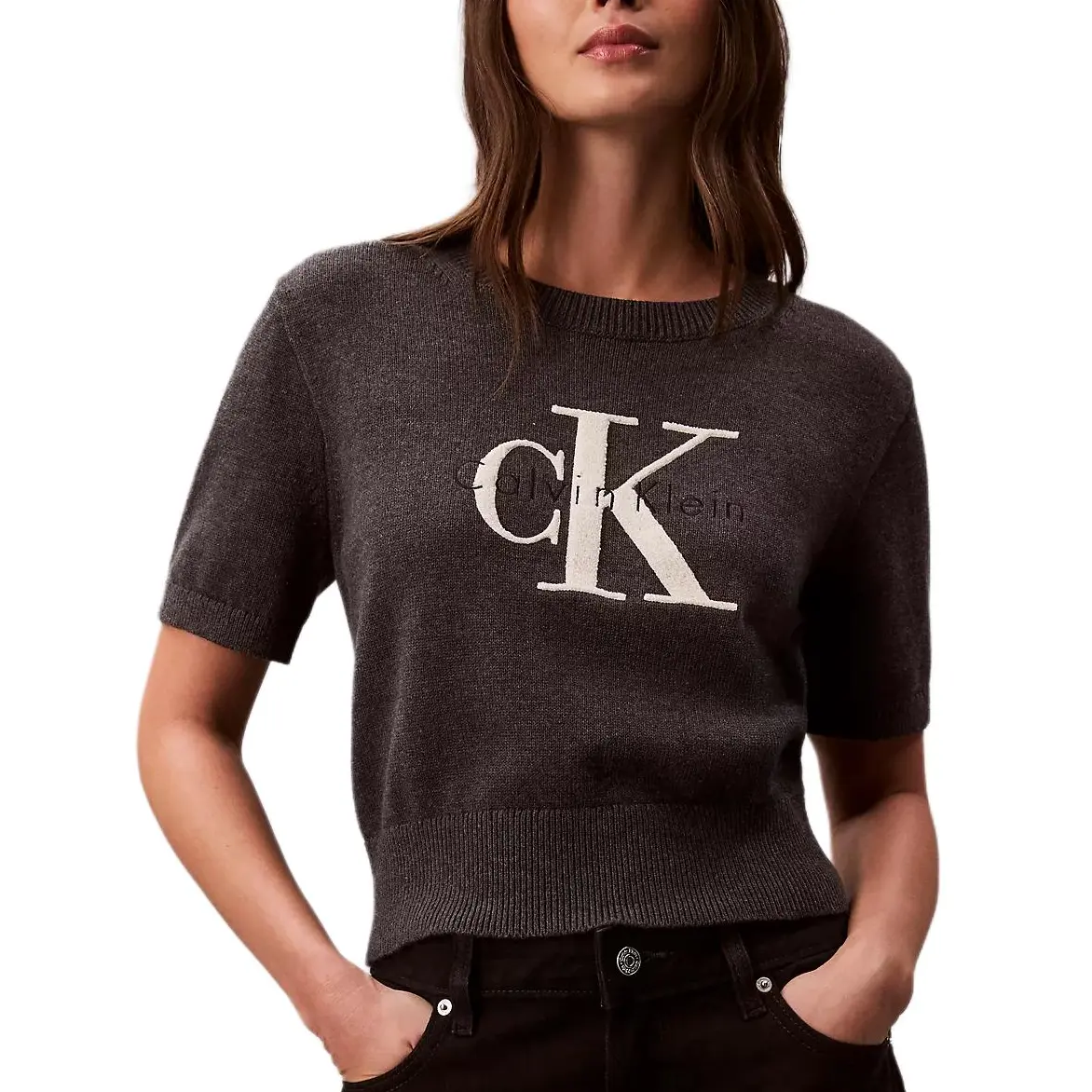 

Calvin Klein Свитер женский темно-серый