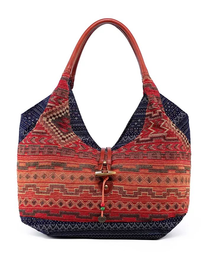 

Сумка-хобо из холста Tribal Secret TSD BRAND, оранжевый