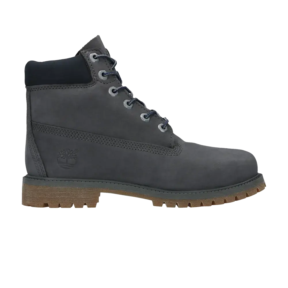 Ботинки Timberland Premium 6 Inch на шнурках, серый / черный