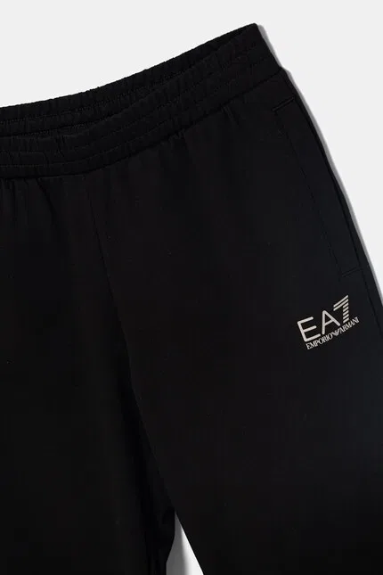 Детский костюм хлопковый EA7 Emporio Armani, бежевый — фото 3