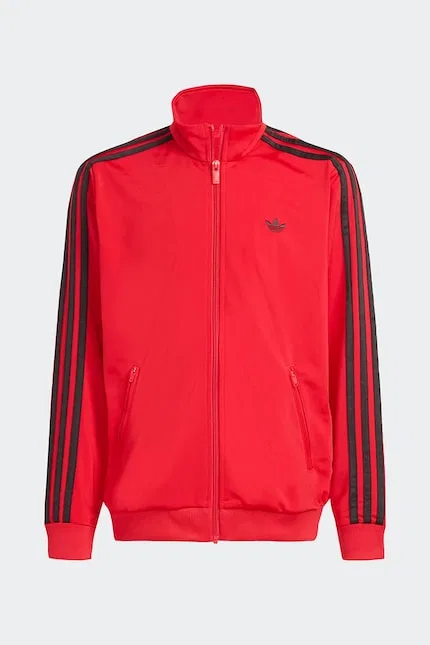 Толстовка детская на молнии Adidas Originals, красный — фото 2