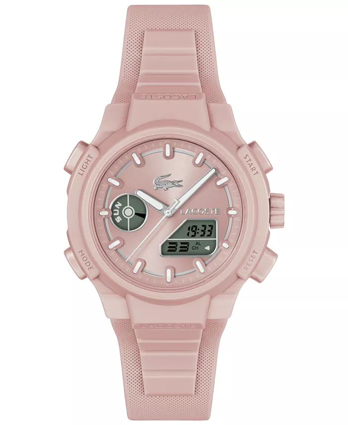 

Женские часы LC33 с розовым силиконовым ремешком, 40 мм Lacoste