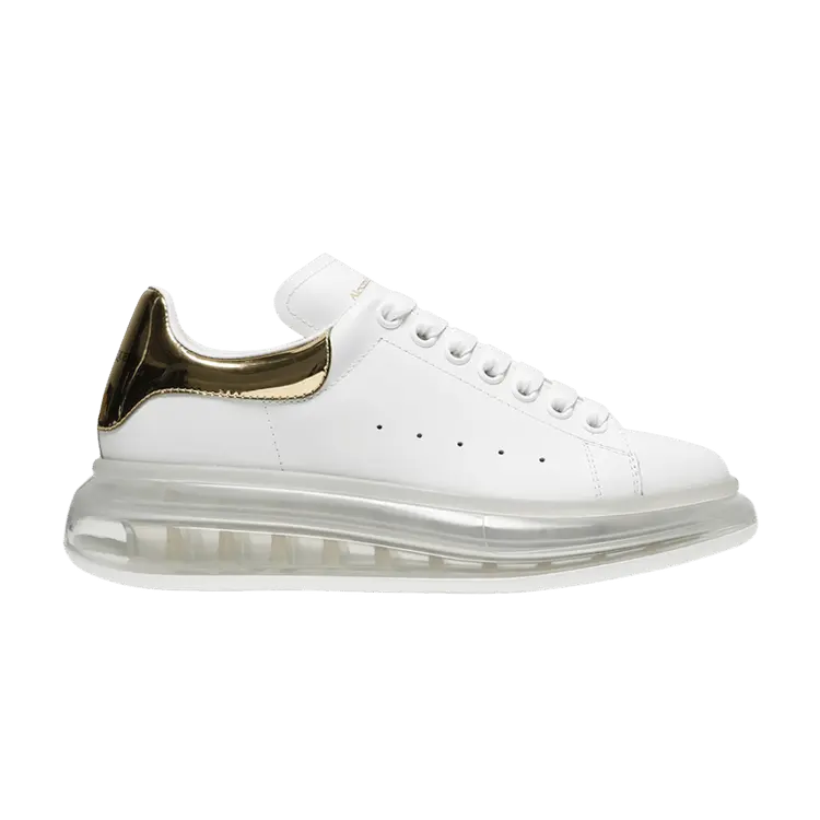 Кроссовки Alexander McQueen Alexander McQueen Wmns Oversized Sneaker 'Clear Sole - White Gold', белый