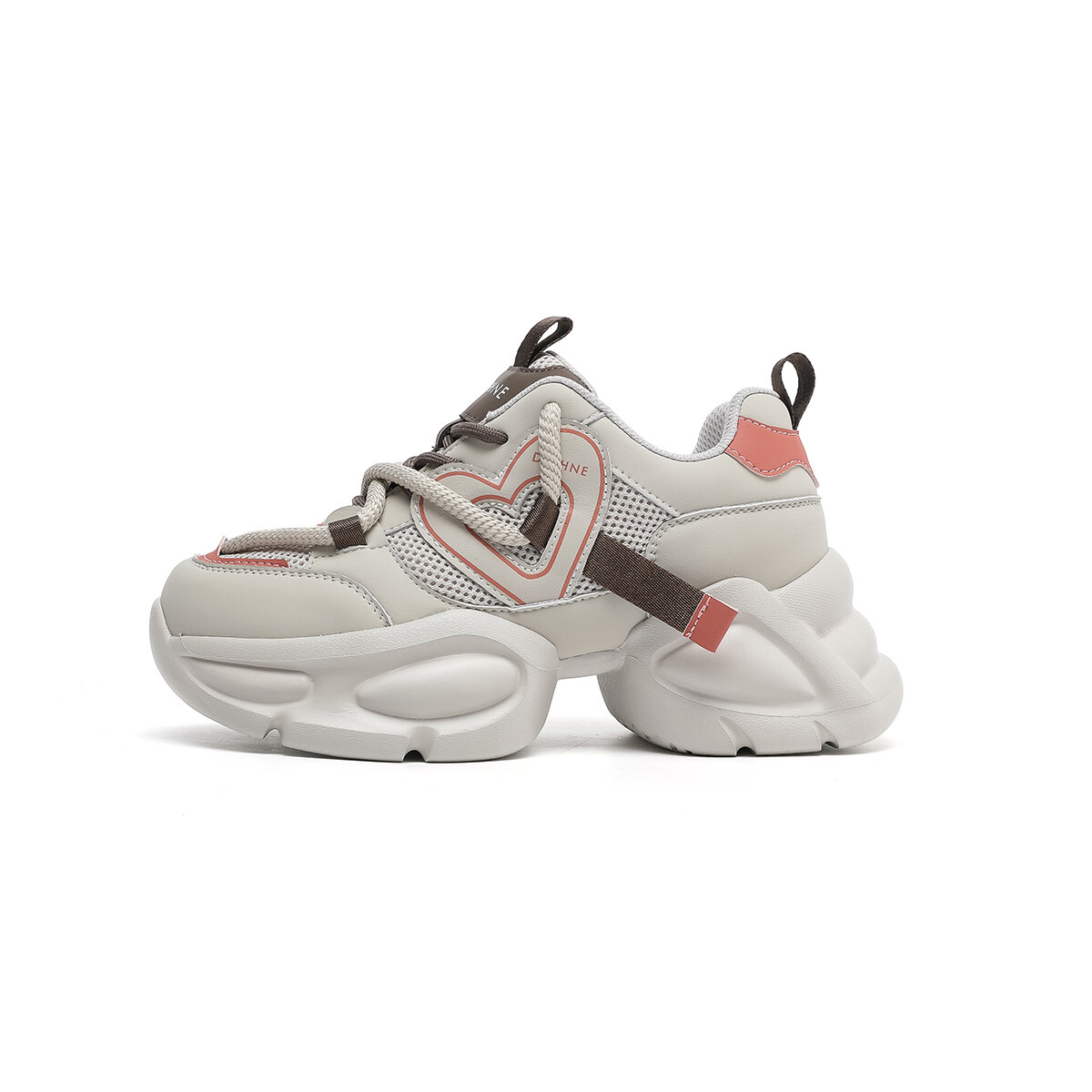 

Кроссовки DAPHNE Chunky Sneakers Women's Low-Top, серый