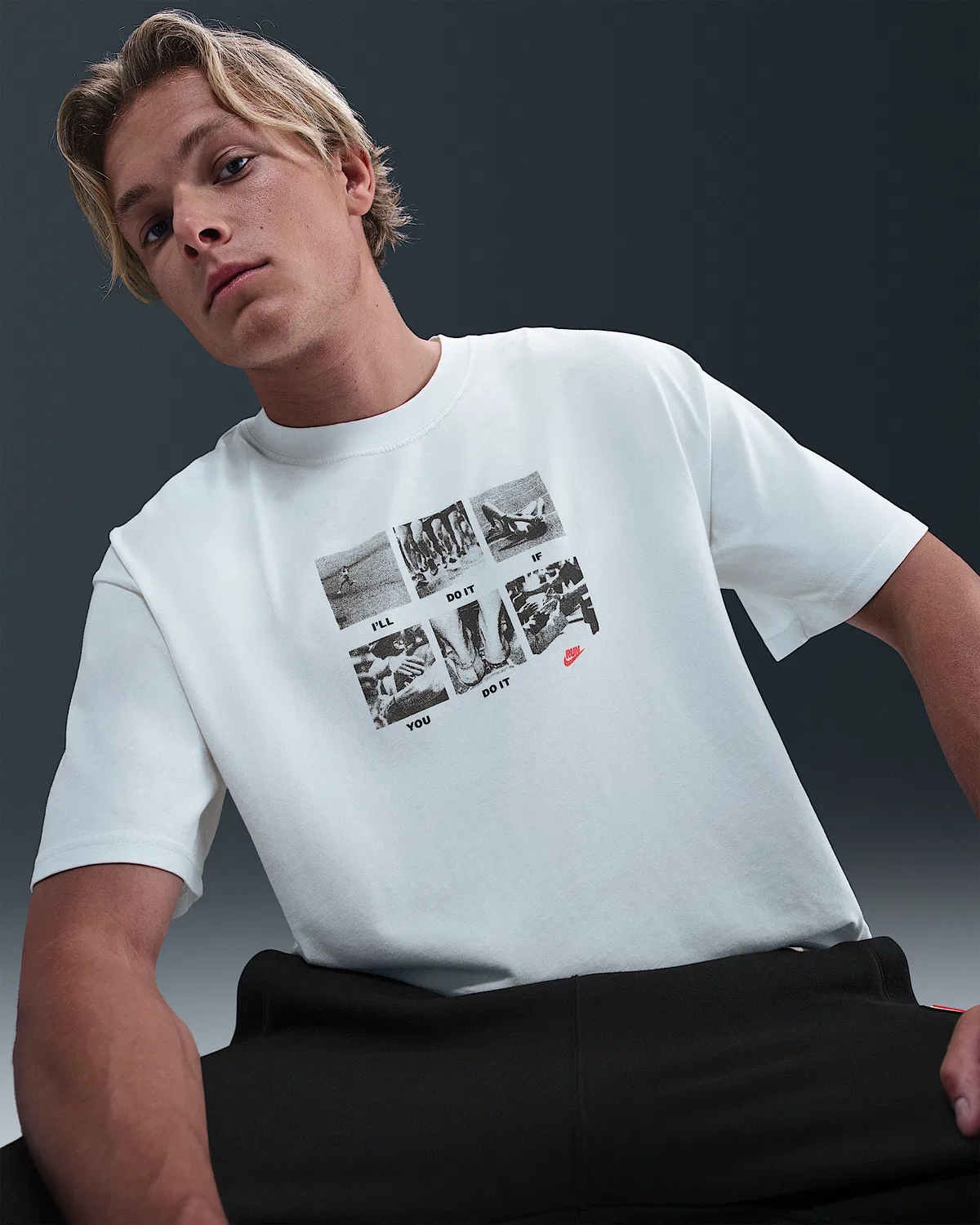 Мужская футболка Nike Sportswear, Summit White — фото 3