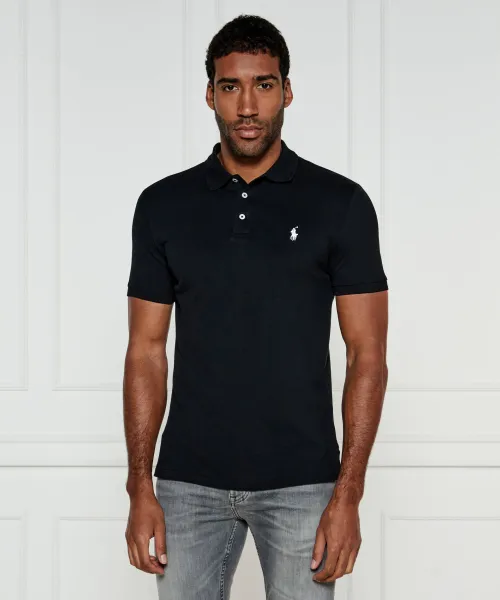 

Футболка поло Slim fit Polo Ralph Lauren, черный