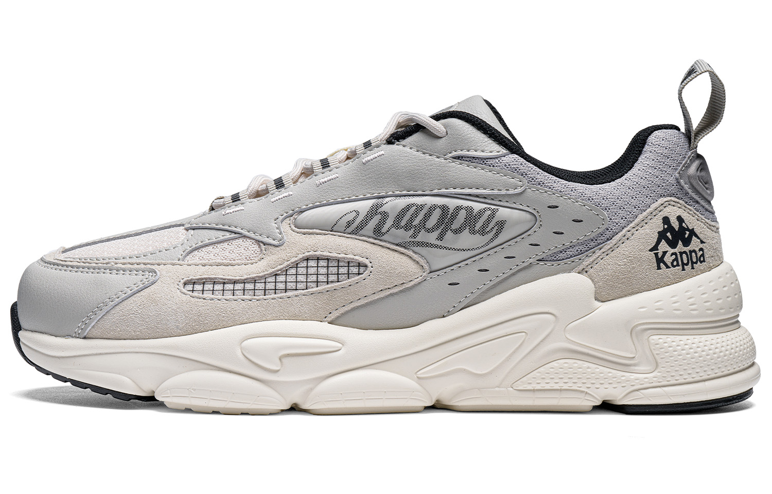 

Kappa Антискользящие износостойкие низкие массивные кроссовки унисекс прохладный серый - прохладный серый/зимний белый, цвет Cool Gray/Winter Day White