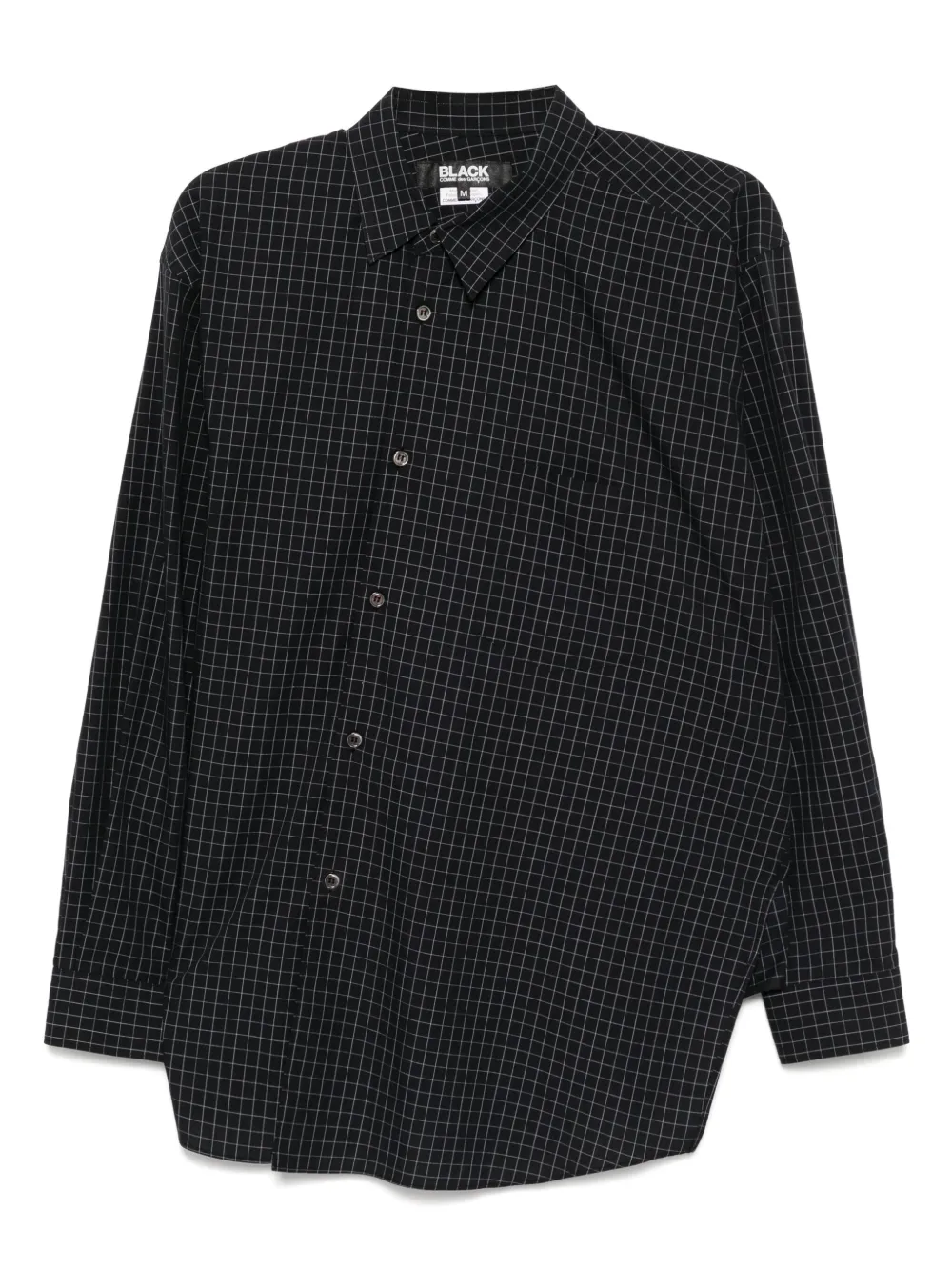 

Клетчатая рубашка Black Comme Des Garçons, черный