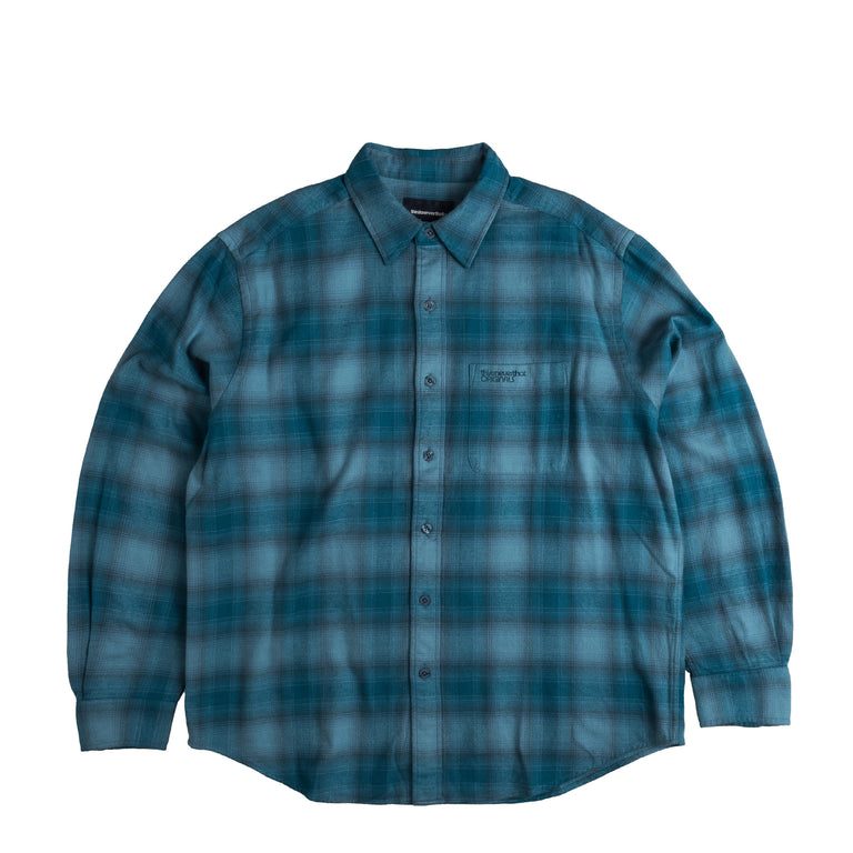 

Рубашка Thisisneverthat Flannel Check Shirt thisisneverthat, синий