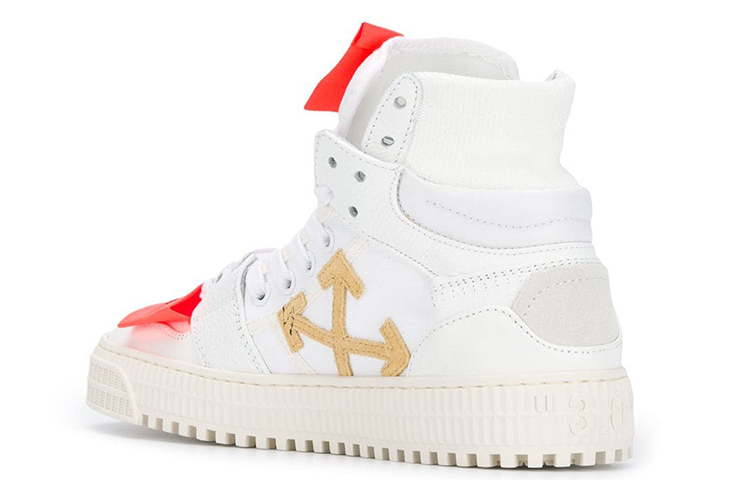 OFF WHITE Off Court Скейтерские Кроссовки Женские Высокие Белый OFF-WHITE — фото 4