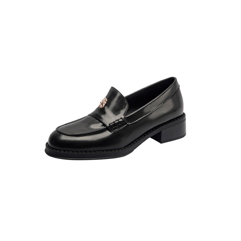 

Лоферы женские Tataya, цвет Black Fleece-Lined