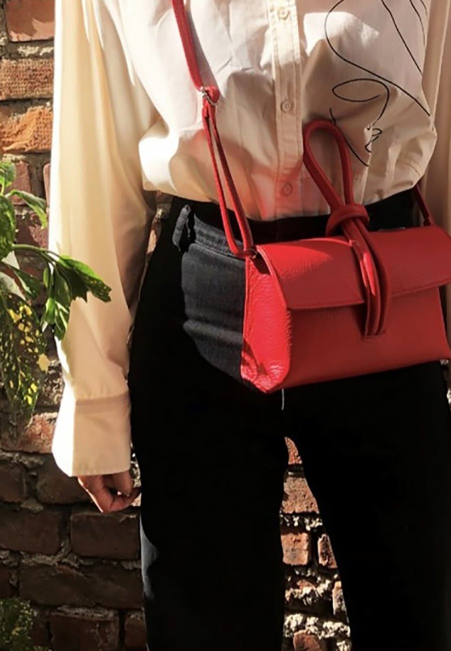

Сумка кросс-боди DrachenLeder Cross body bag, Rot/Red