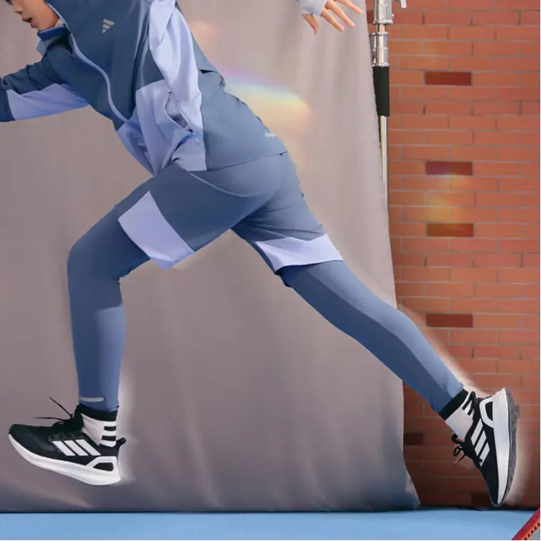GS Брюки Adidas, темно-синий — фото 3