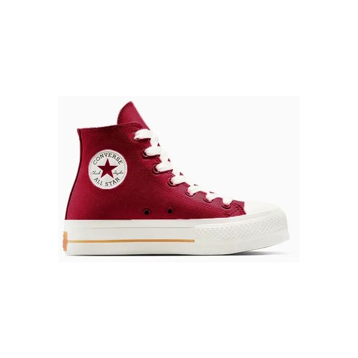 Кроссовки Converse Chuck Taylor All Star Lift, красные, женские — фото 4