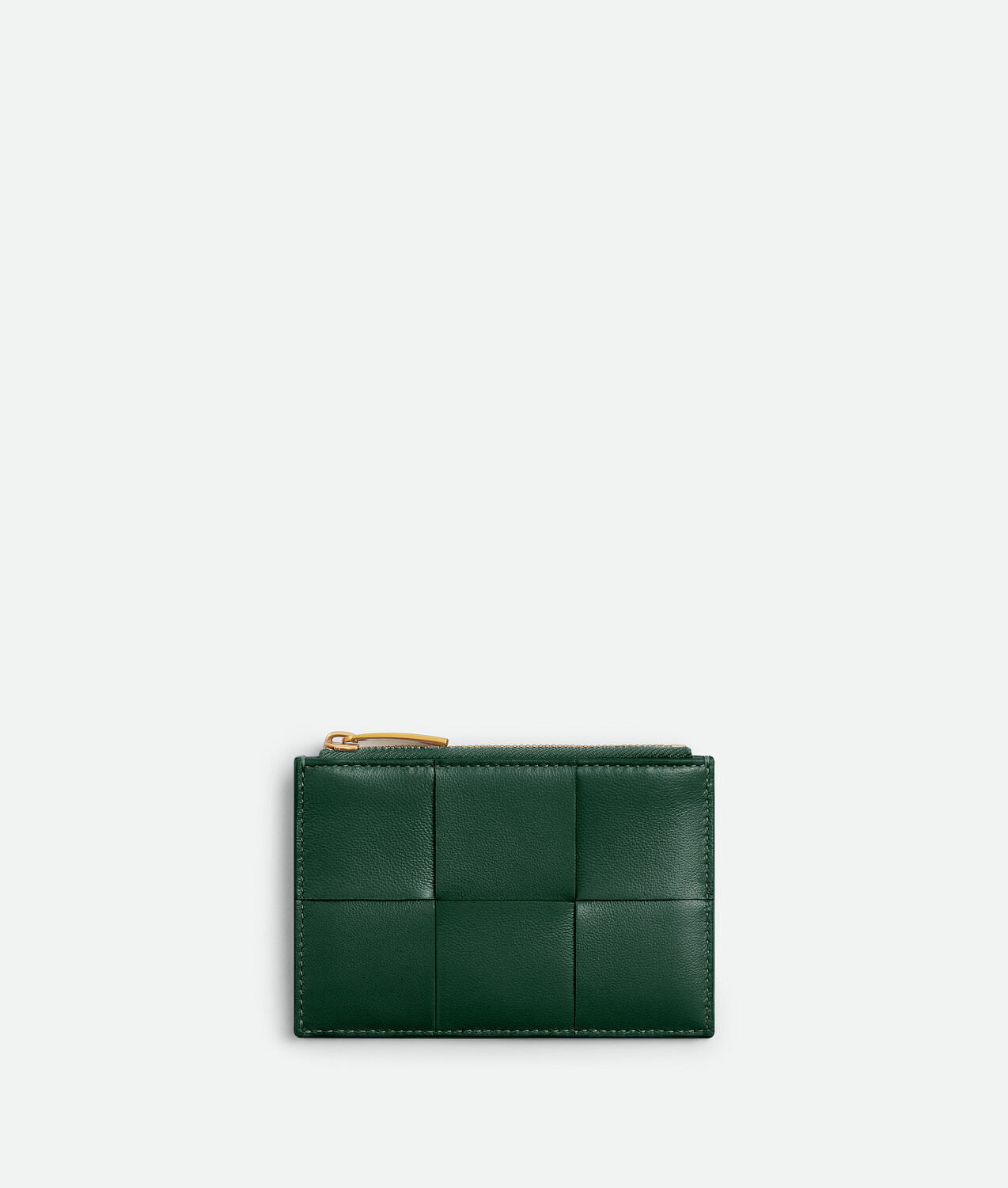 

Cassette zipped card case BOTTEGA VENETA, изумрудно-зеленый