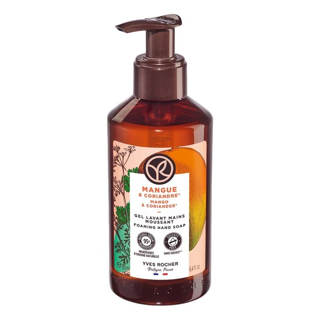 

Жидкое мыло для рук с манго и кориандром Yves Rocher, 190 мл