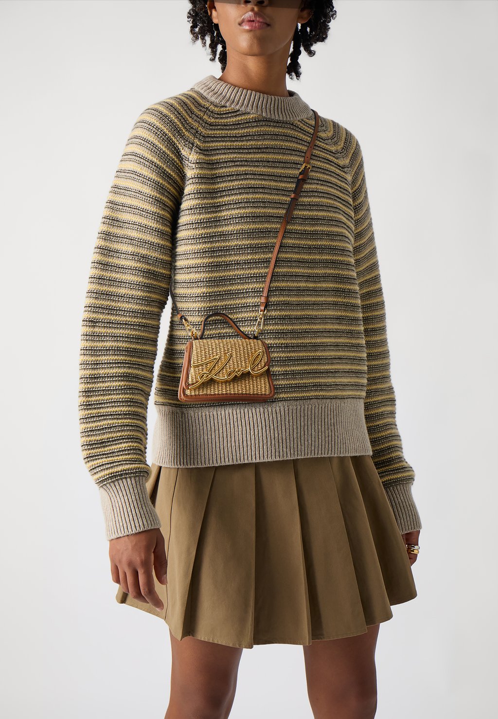 

Сумка RAFFIA KARL LAGERFELD, бежевый