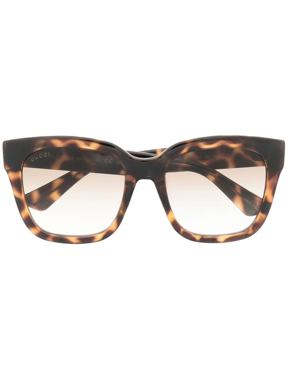 

Солнцезащитные очки в квадратной оправе Gucci Eyewear, коричневый