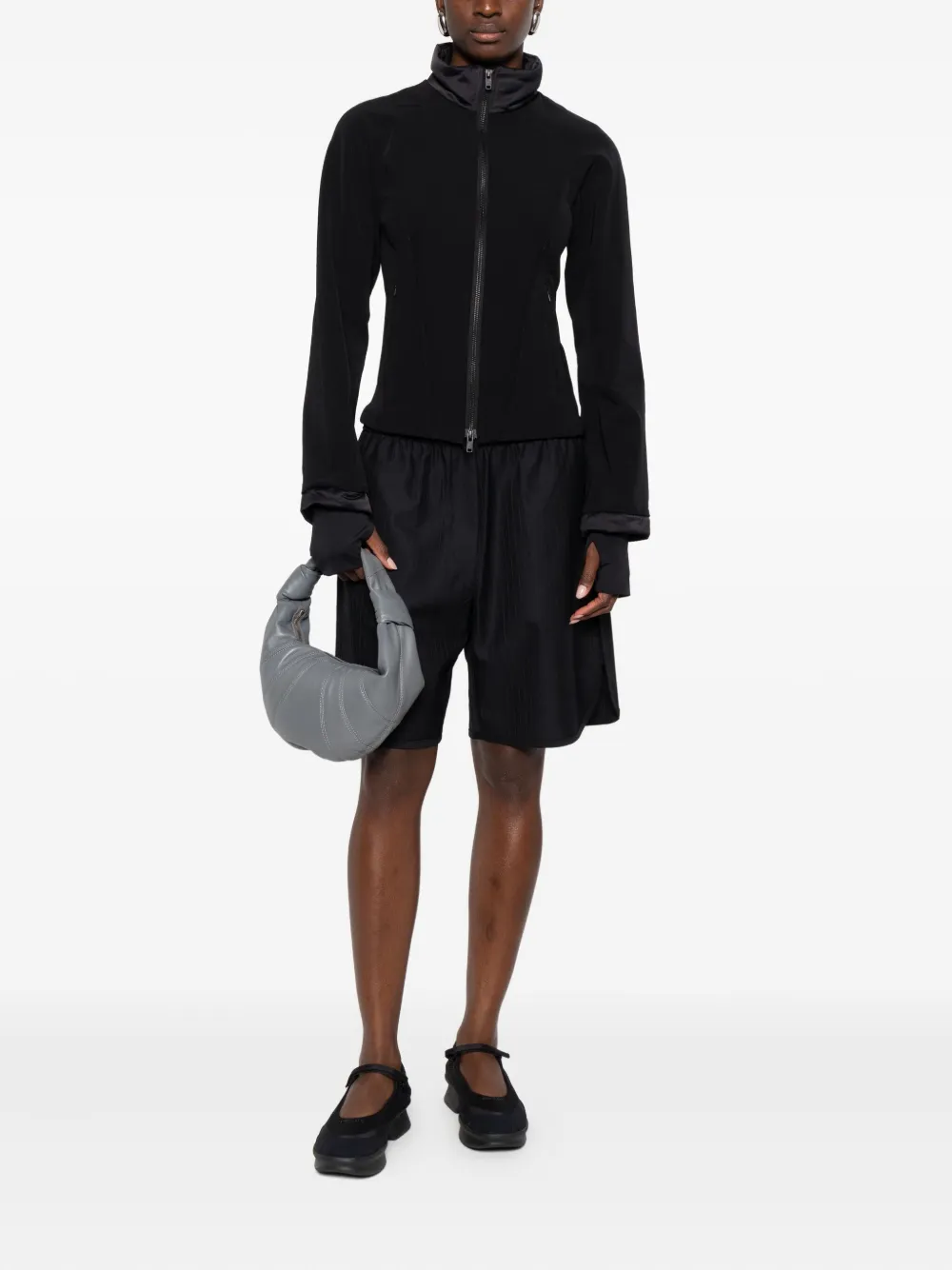 Стеганая куртка на молнии Y-3, черный — фото 2