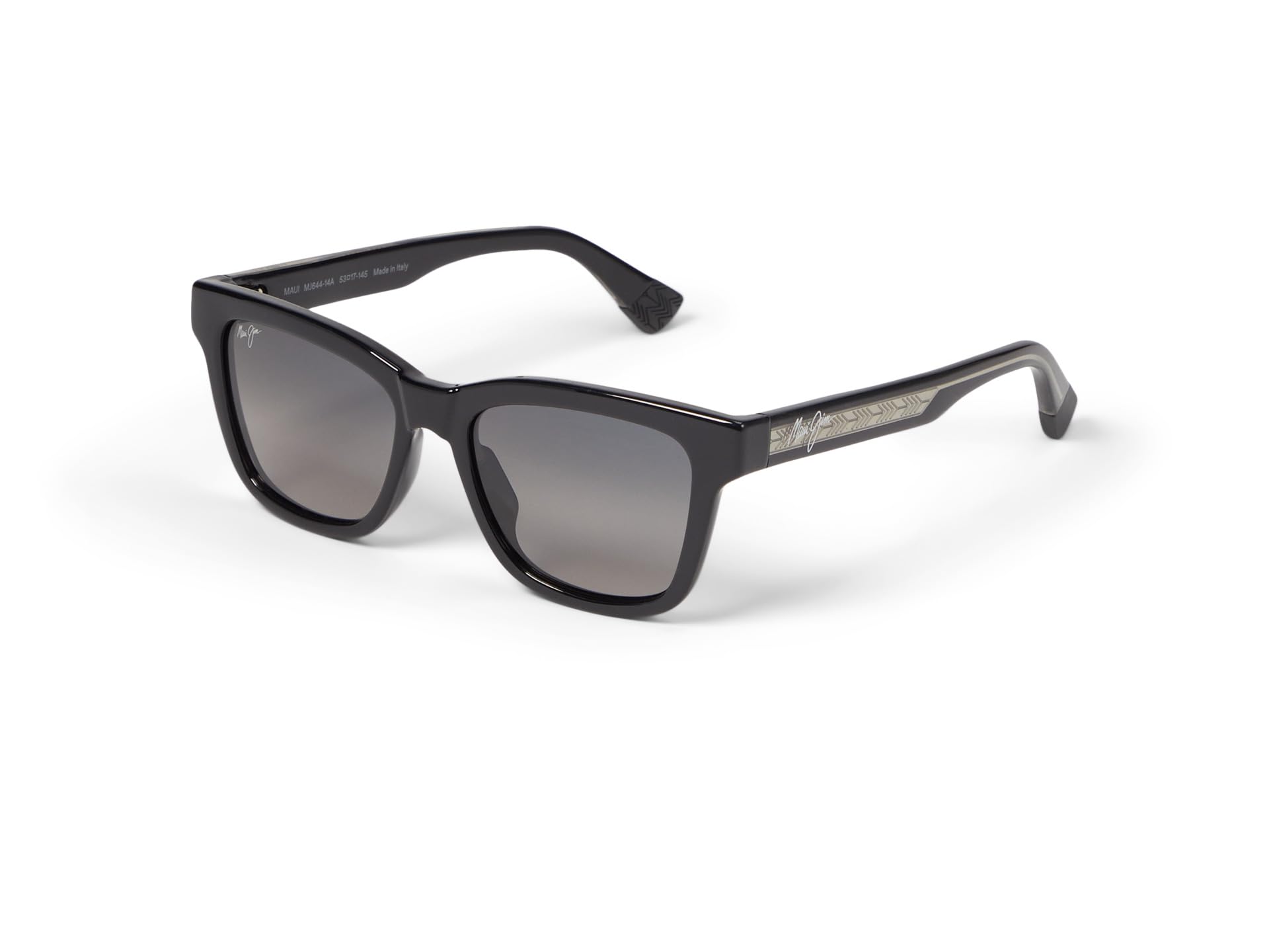 

Солнцезащитные очки Unisex Maui Jim Hanohano, цвет Shiny Black/Trans Light Grey/Neutral Grey Polarized