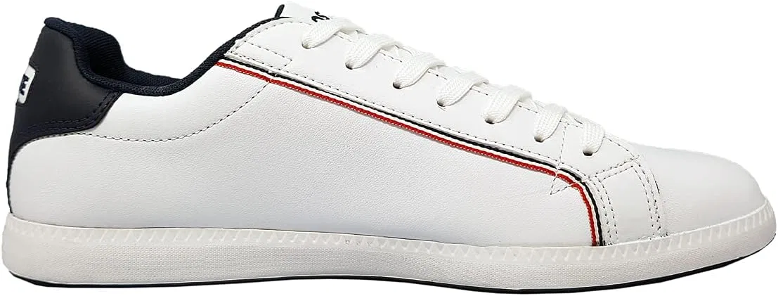 Кроссовки Lacoste Herren Graduate 119 3 SmaSneakers, White Wht Nvy Red 407 — фото 2