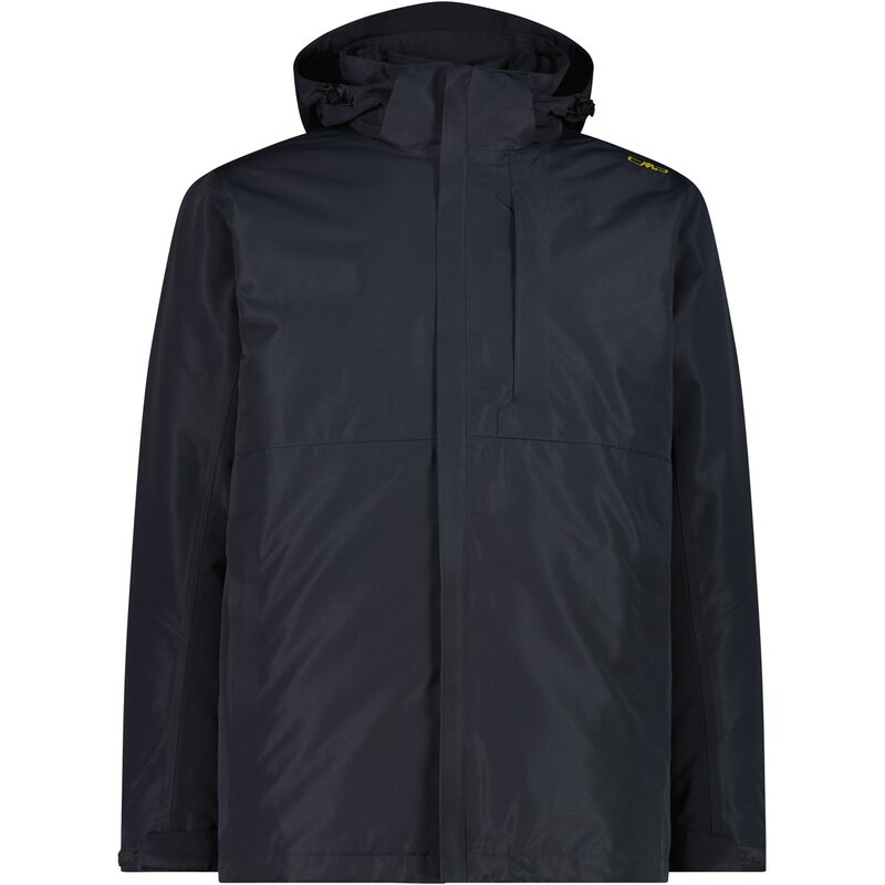 

Мужская куртка Doppeljacke с застежкой-молнией и отстегивающимся капюшоном. Cmp, серый