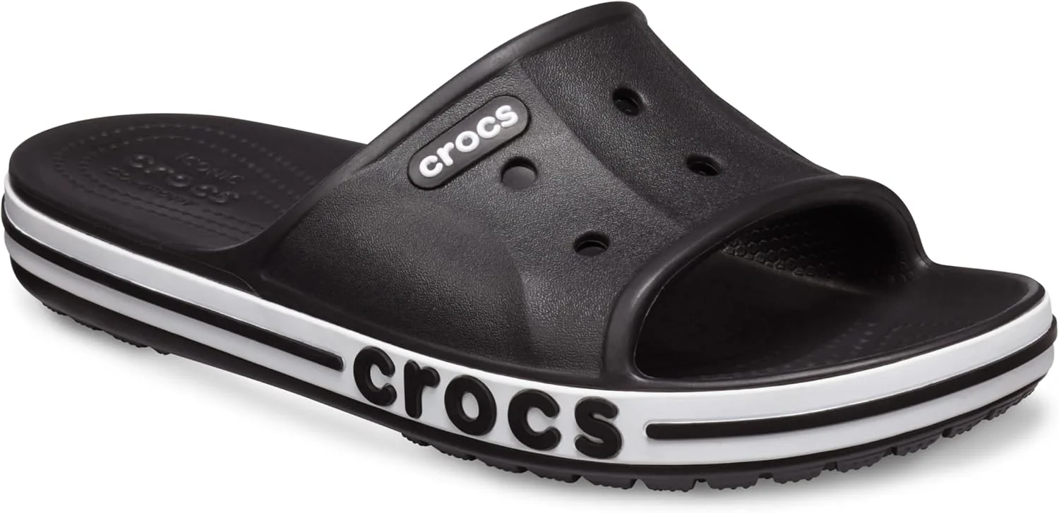 Сандалии Crocs Bayaband Slide, белый/черный — фото 4