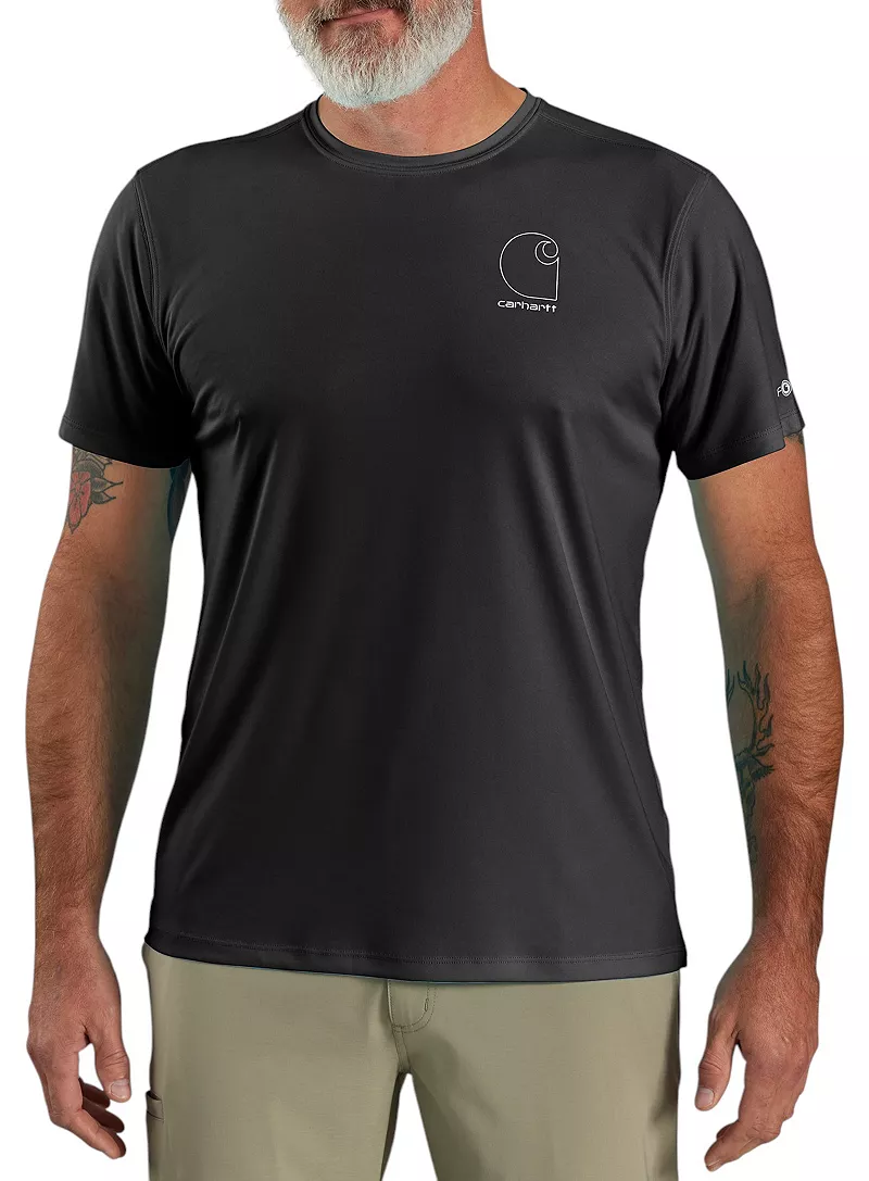 

Мужская футболка Carhartt Force Sun Defender с коротким рукавом, черный