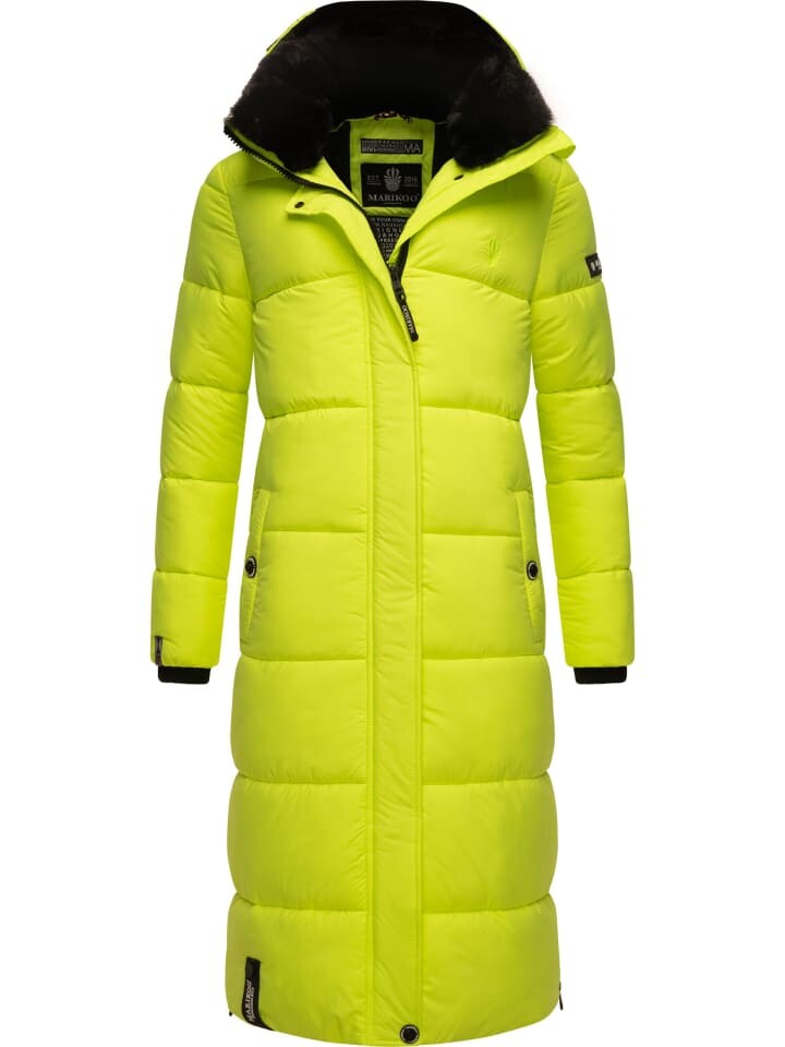 

Пуховик Marikoo, цвет neon green
