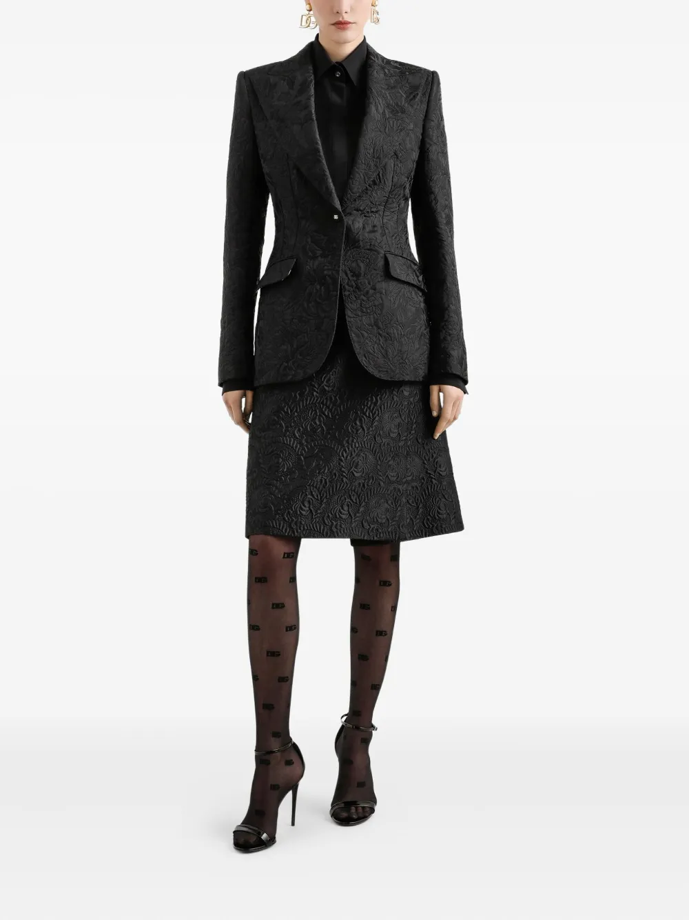 Жакет Turlington Dolce & Gabbana, черный — фото 2