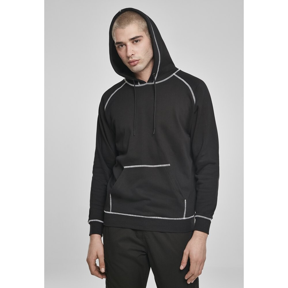 

Толстовка Urban Classics Hooded Contrast Stitching, черный