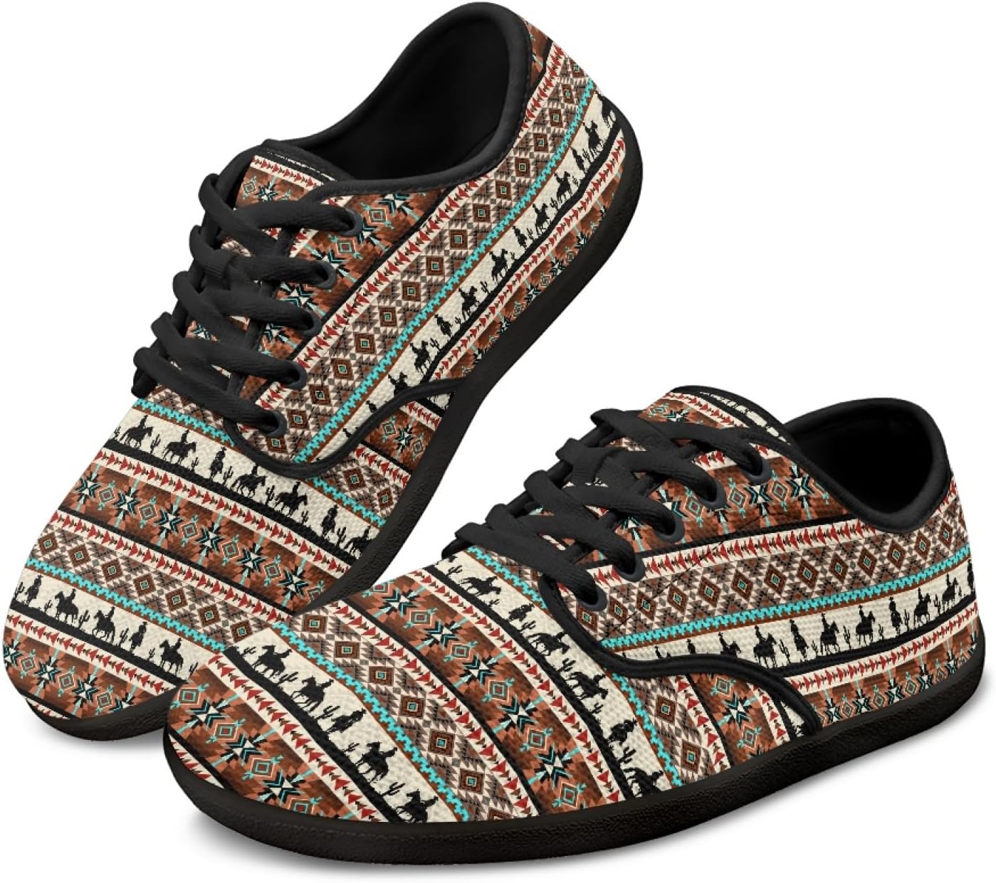 

Женские и мужские кроссовки HUIACONG, Aztec Cowboy Horse
