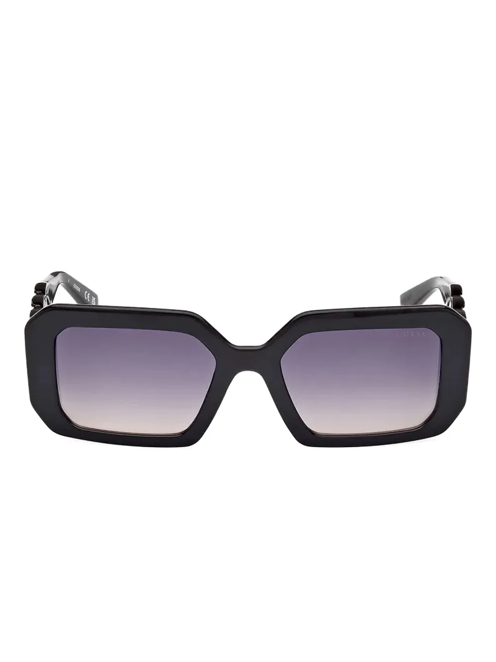 

Солнцезащитные очки в прямоугольной оправе GUESS EYEWEAR, черный