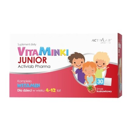 

Vitaminki Junior со вкусом клубники 30 пакетиков Activlab Pharma