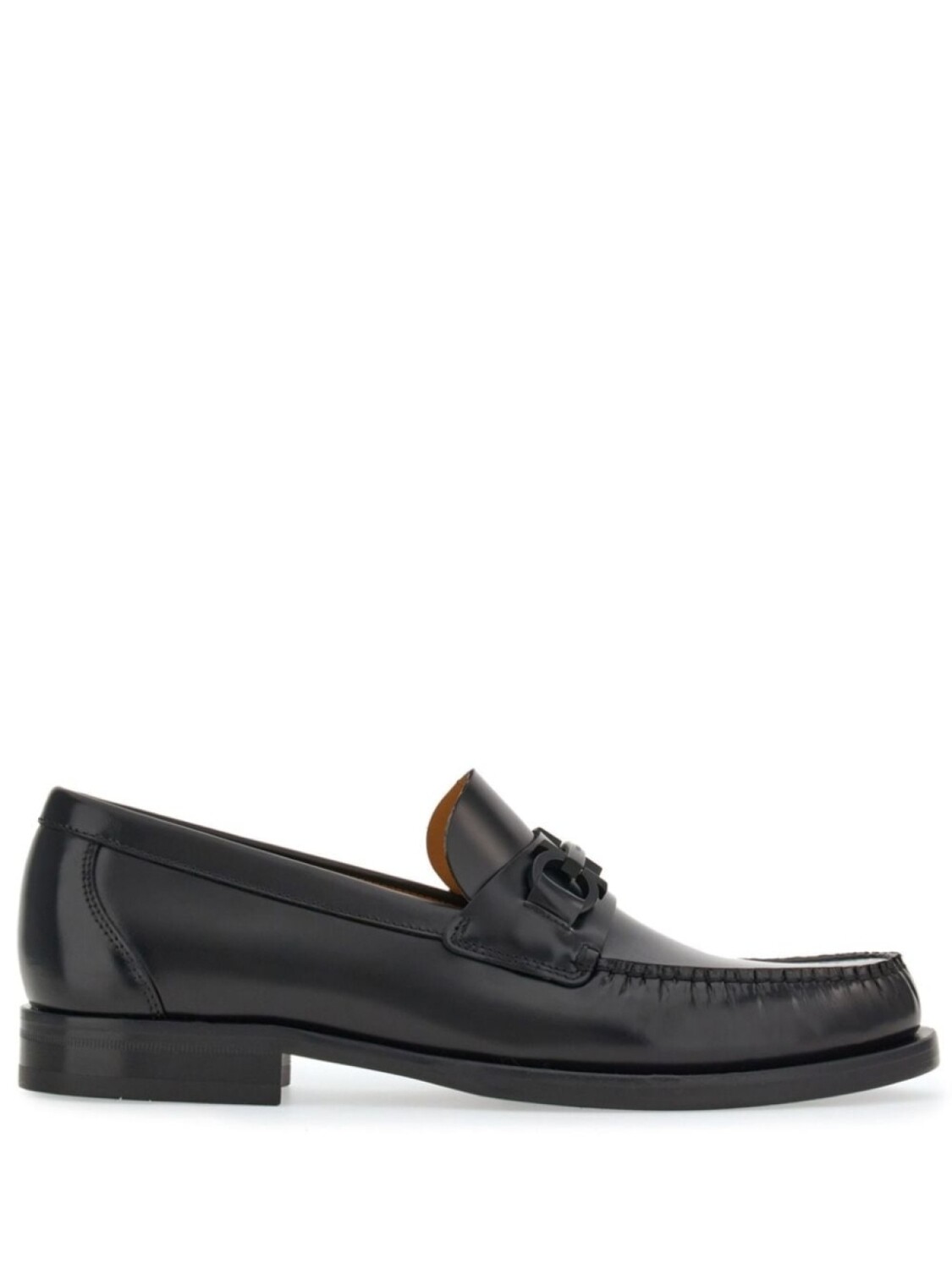 

Ferragamo лоферы с декором Gancini, черный