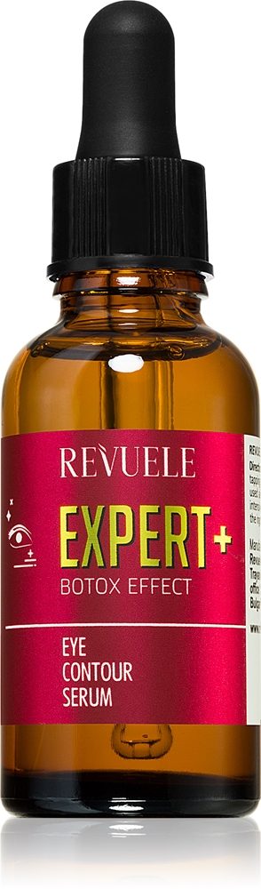 

Expert+ разглаживающая сыворотка с эффектом ботокса для области вокруг глаз Revuele, 30 мл