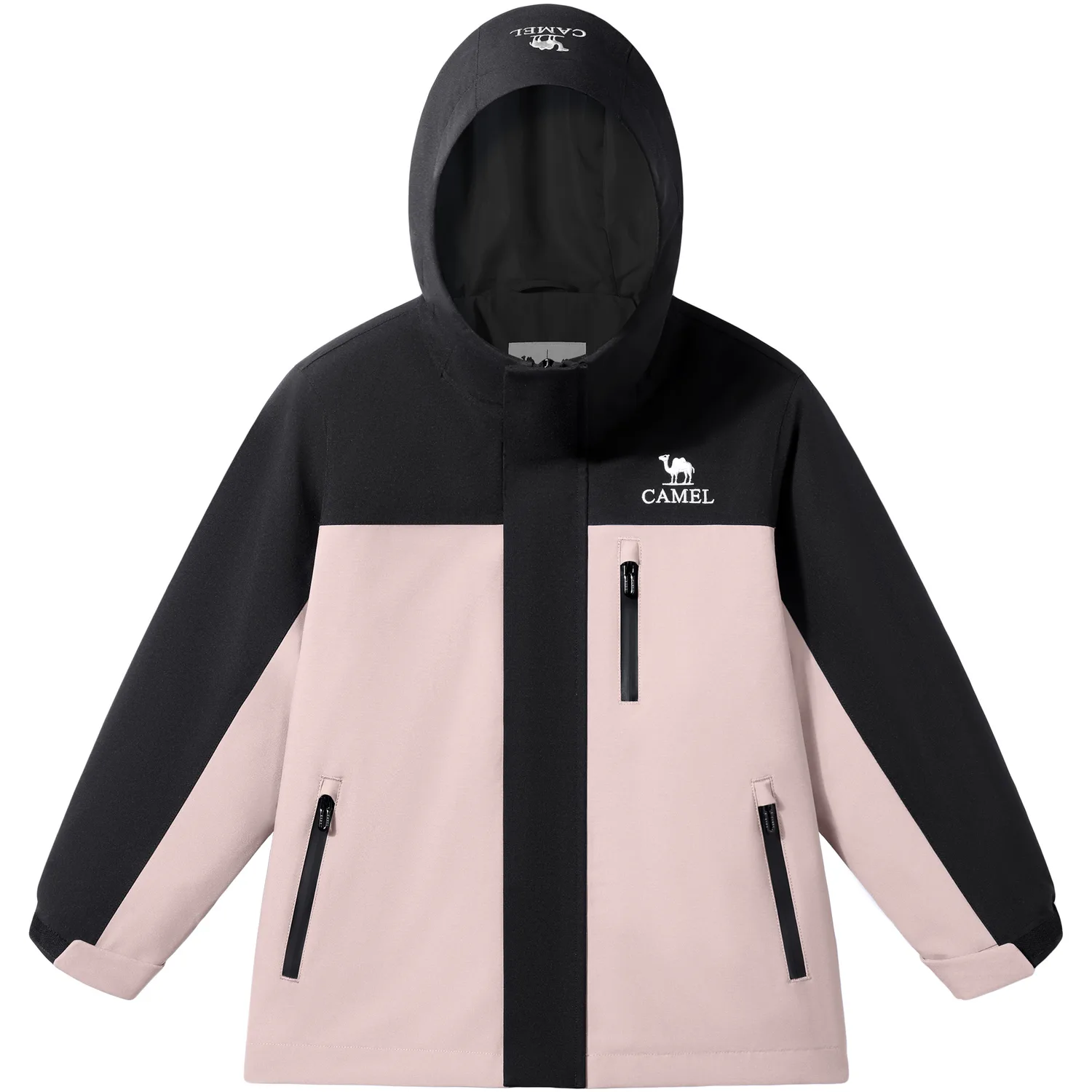 Детская ветровка с воротником стойкой CAMEL, Wood Purple/Phantom Black