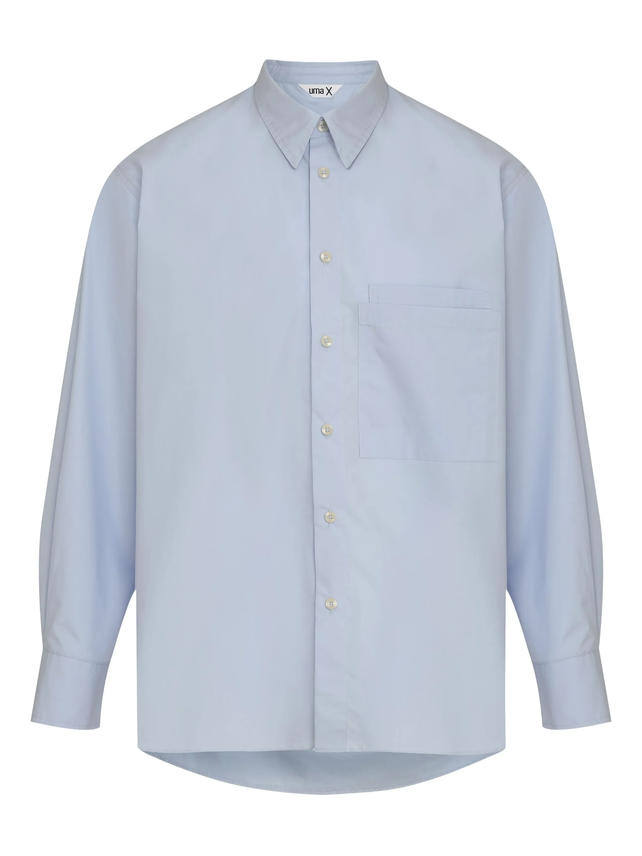 

Рубашка с длинными рукавами и карманами Uma | Raquel Blay, синий