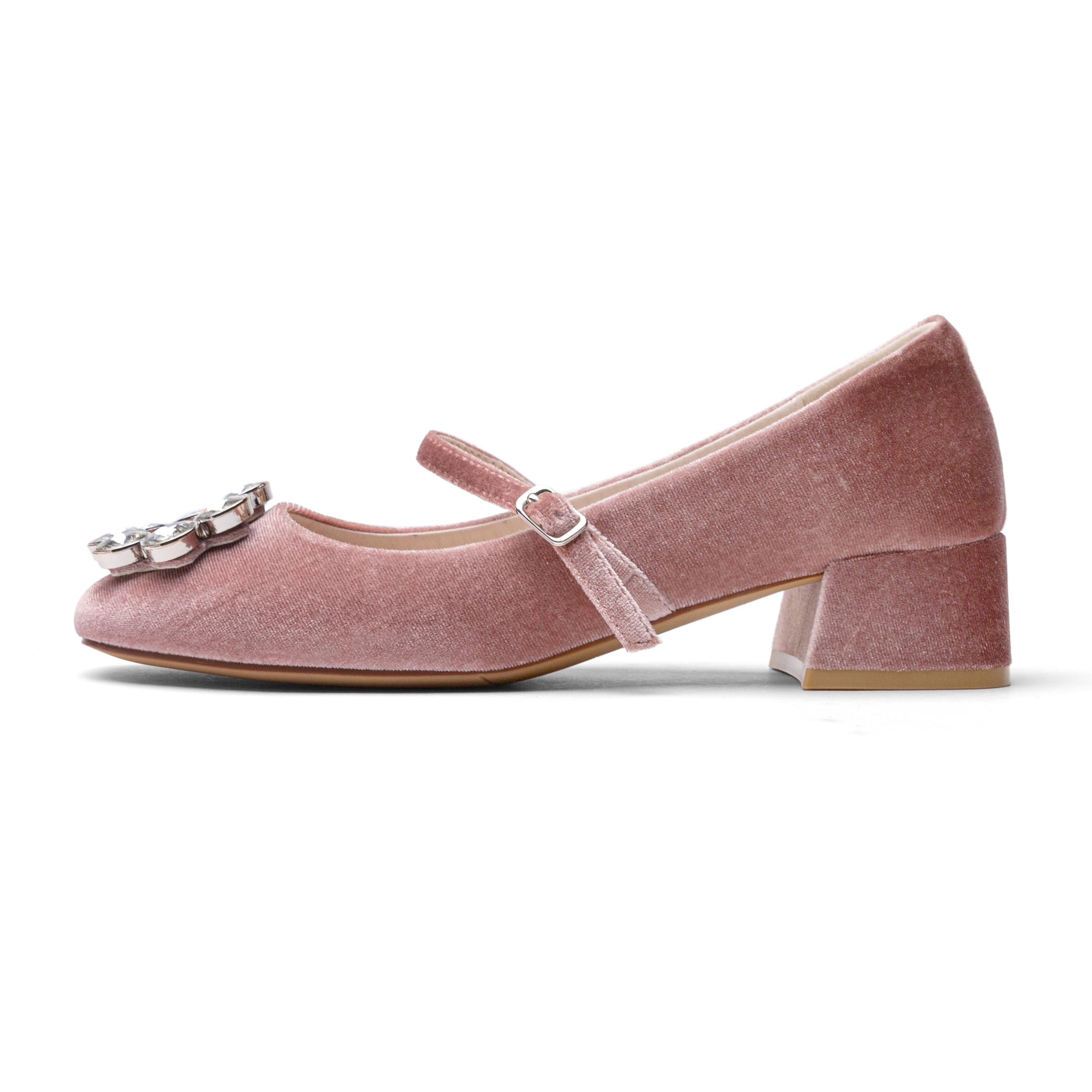 Блестящие туфли Мэри Джейн на массивном каблуке TOOMANYSHOES, черные — фото 4