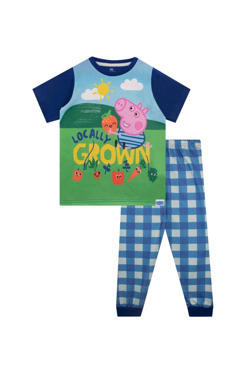 

Детская пижама со свинкой Джорджем Peppa Pig, синий