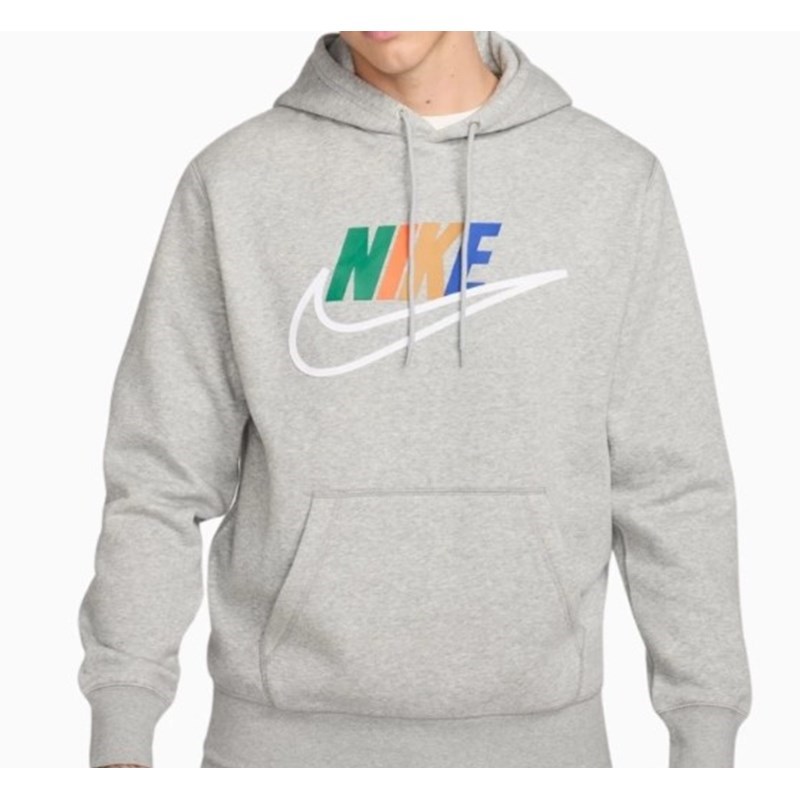 

Мужская толстовка m nk club bb hdy futura block Nike, серый