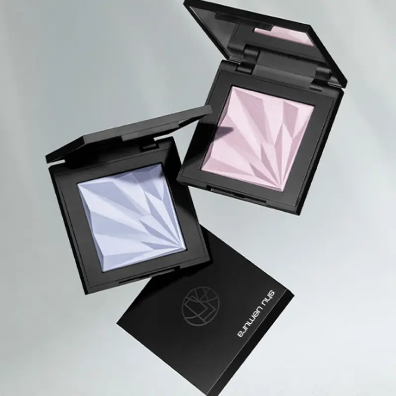 ZHICUNXIU Phantom Honey Powder Compact Makeup Sets Легко растушевывается Двухкомпонентный набор Shu Uemura, Honey Powder #Star Transparent фиолетовый — фото 3