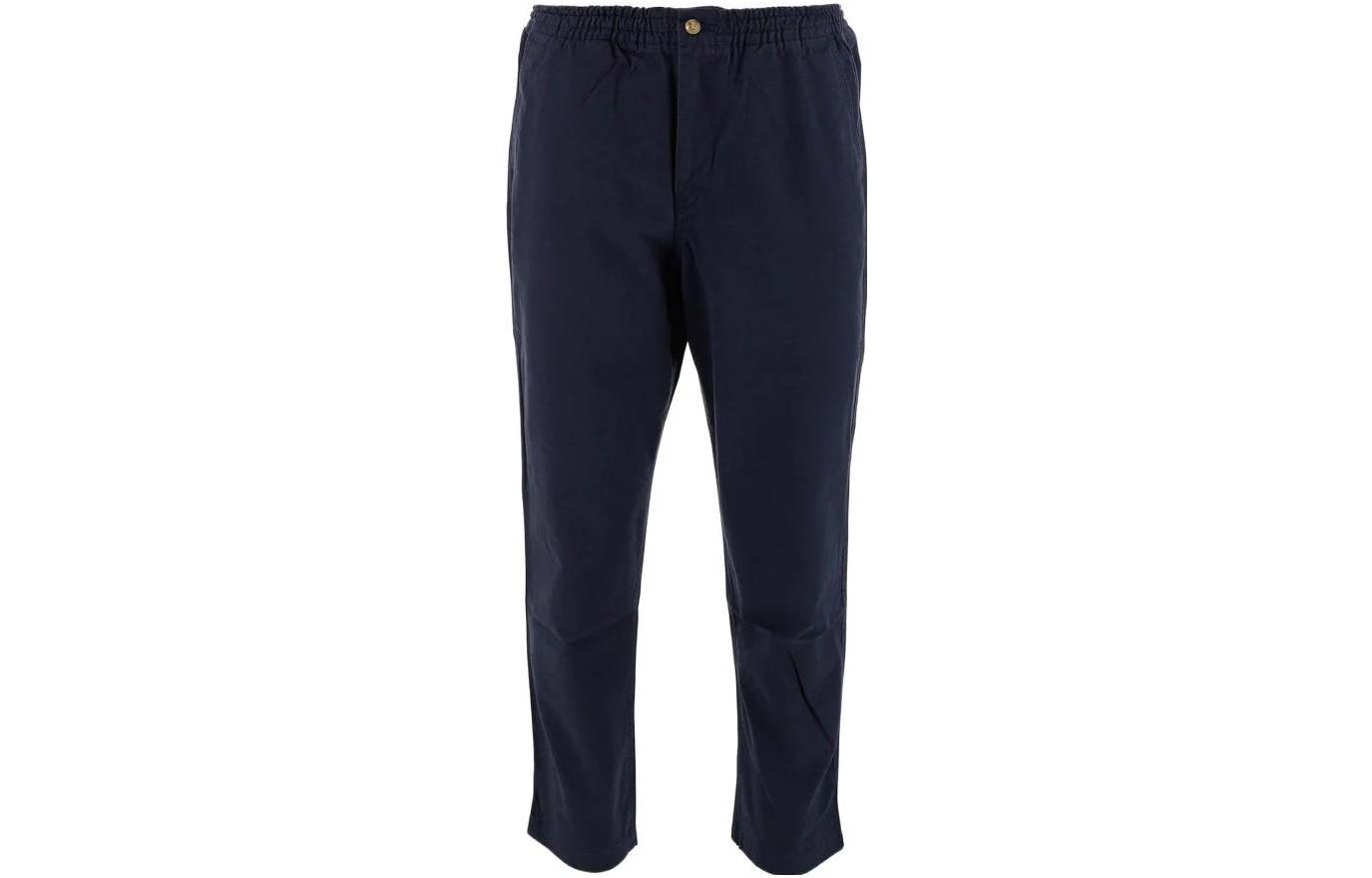 

Брюки прямого кроя с эластичным поясом Polo Ralph Lauren, синие