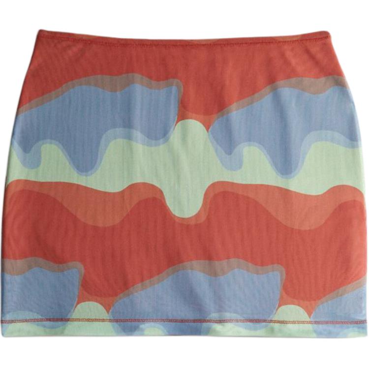 

COACH Повседневная короткая юбка для женщин темно-оранжевая