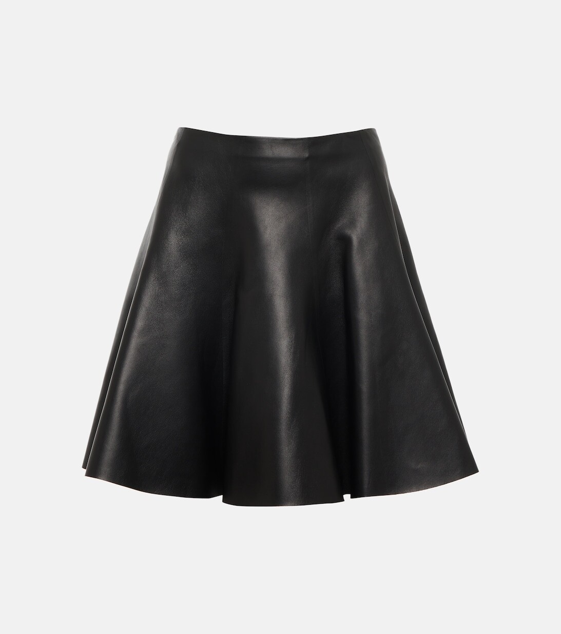 

Кожаная мини-юбка ALAÏA, черный
