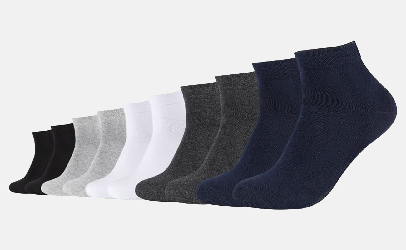 

Носки camano Quarter CA Soft Organic Cotton Quarter 10 шт, разноцветный