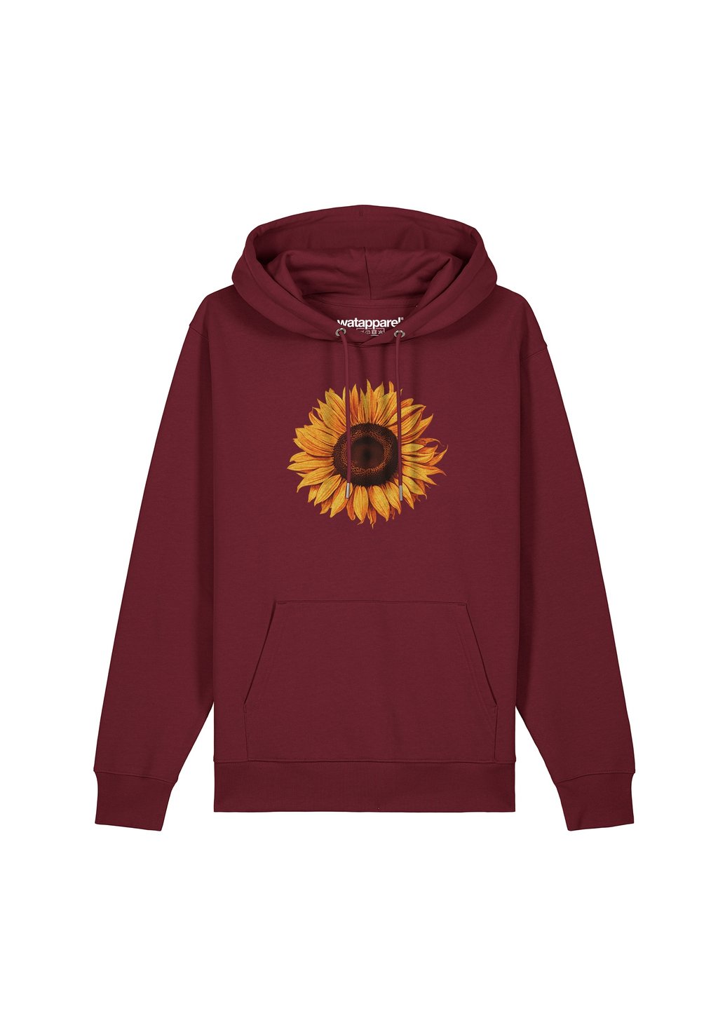 

Толстовка с капюшоном SONNENBLUME watapparel, темно-красный