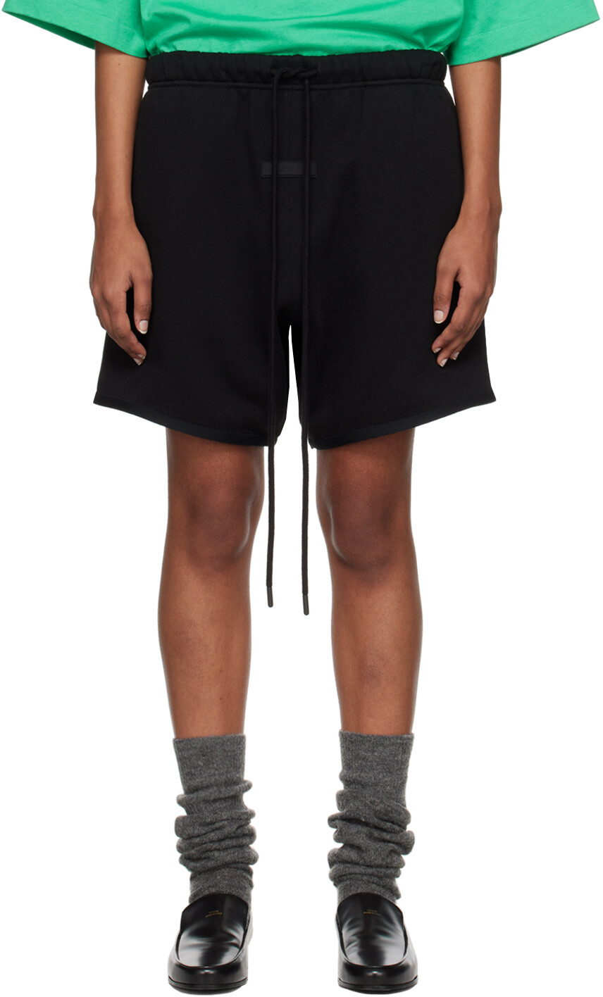 

Черные шорты на кулиске Fear Of God Essentials, цвет Jet black
